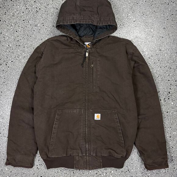 Carhartt Other - Vintage Carhartt Brown Heavy Denim Work Coat